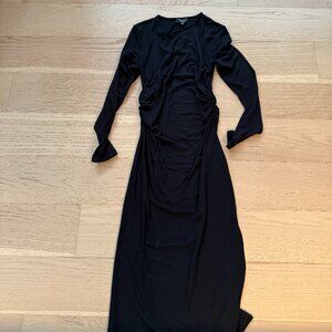 NWT Banana Republic Soft Luxe Midi/Maxi Dress with Ruched Sides